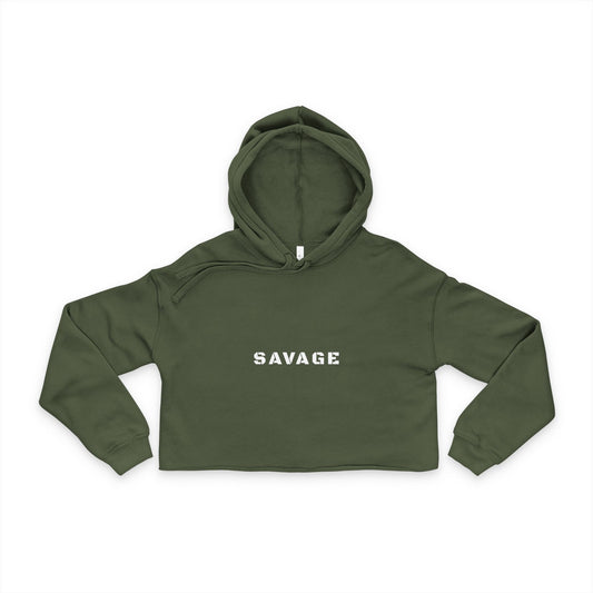 Savage Cropped Women’s Hoodie