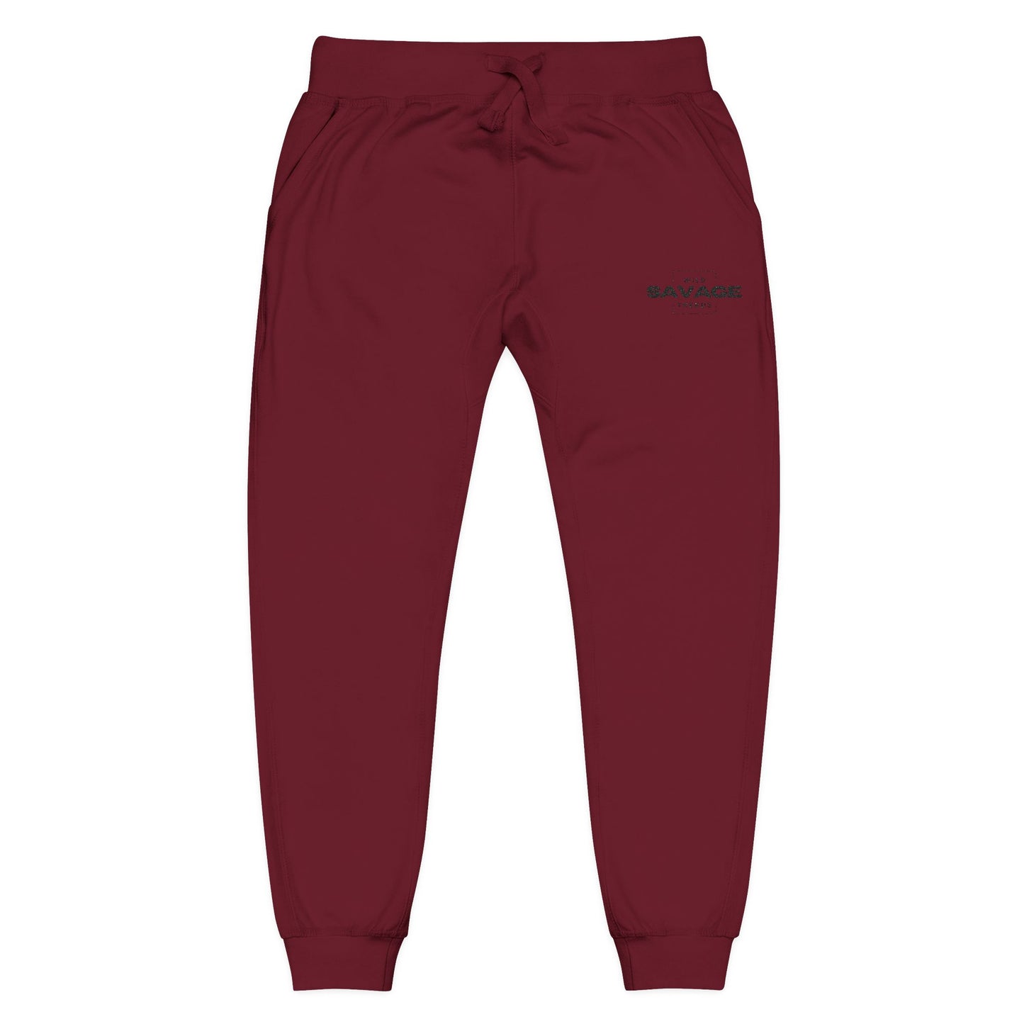 Embroidered Fleece Joggers
