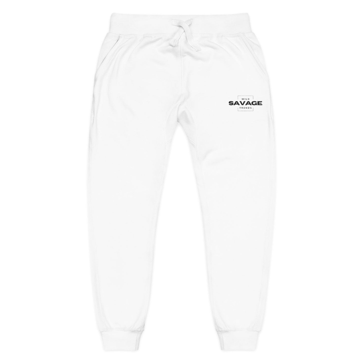 Embroidered Fleece Joggers