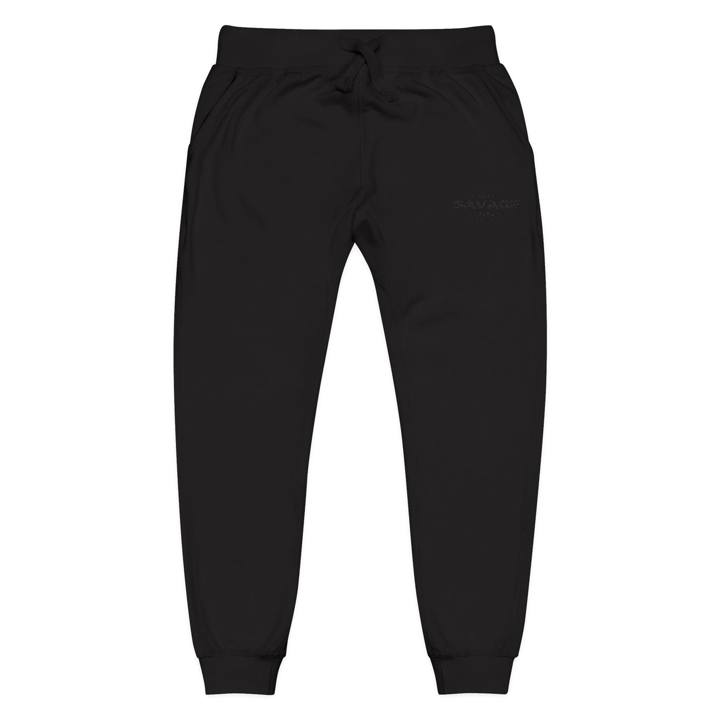 Embroidered Fleece Joggers