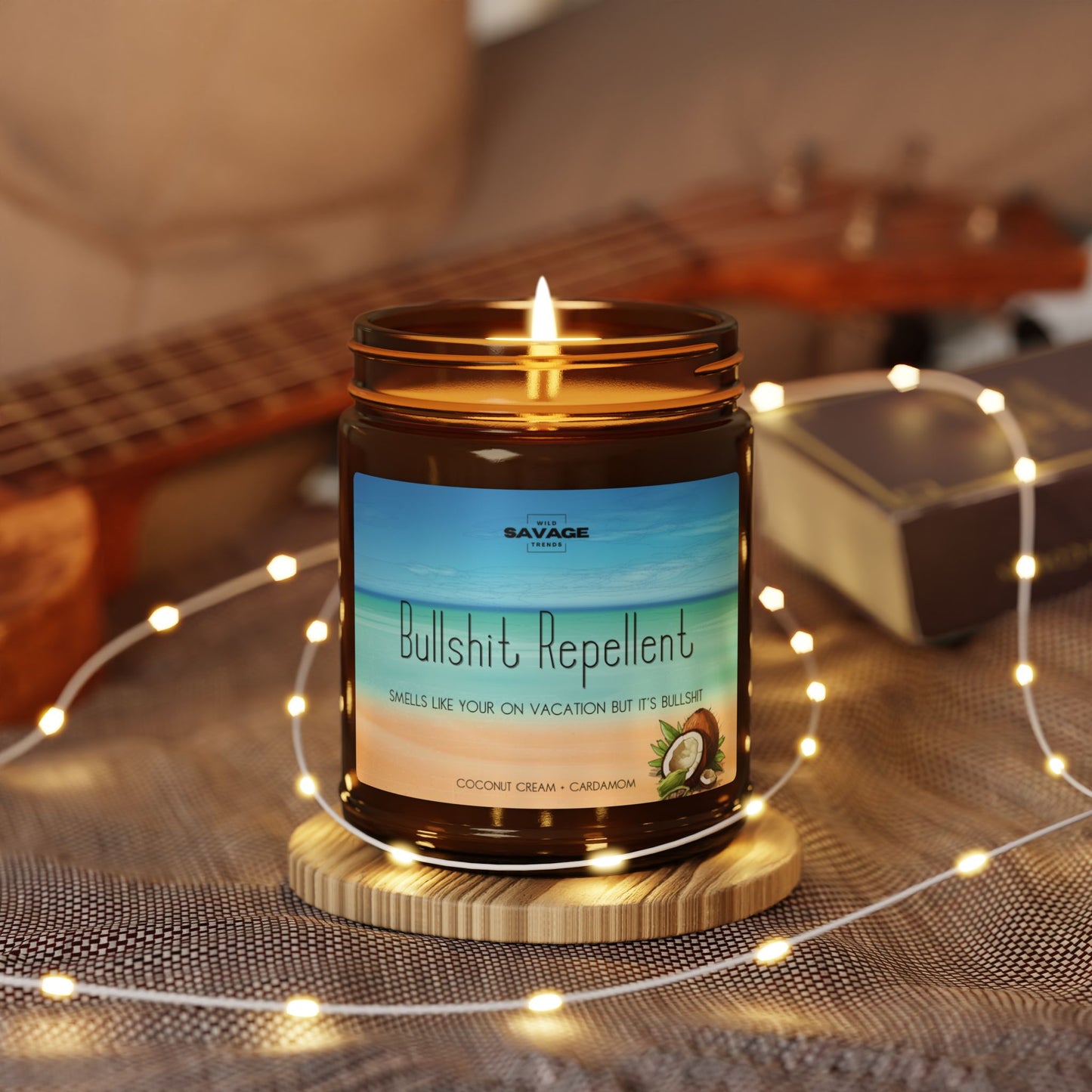 Bullshit Repellent Candle Coconut Cream & Cardamom