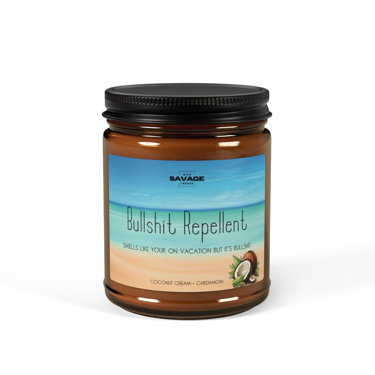 Bullshit Repellent Candle Coconut Cream & Cardamom