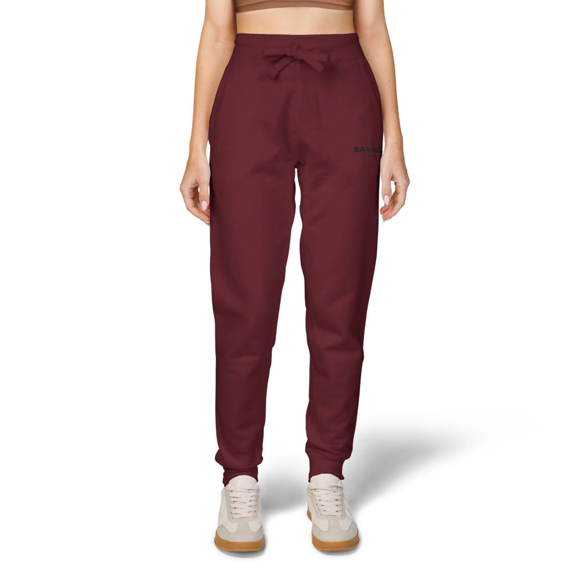 Embroidered Fleece Joggers